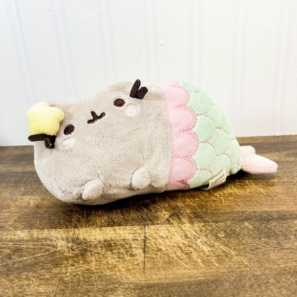 Gund Other - 7" Gund Pusheen Cat Plush Mermaid Soft Toy Stuffed Animal